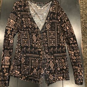 Black and gold sweater